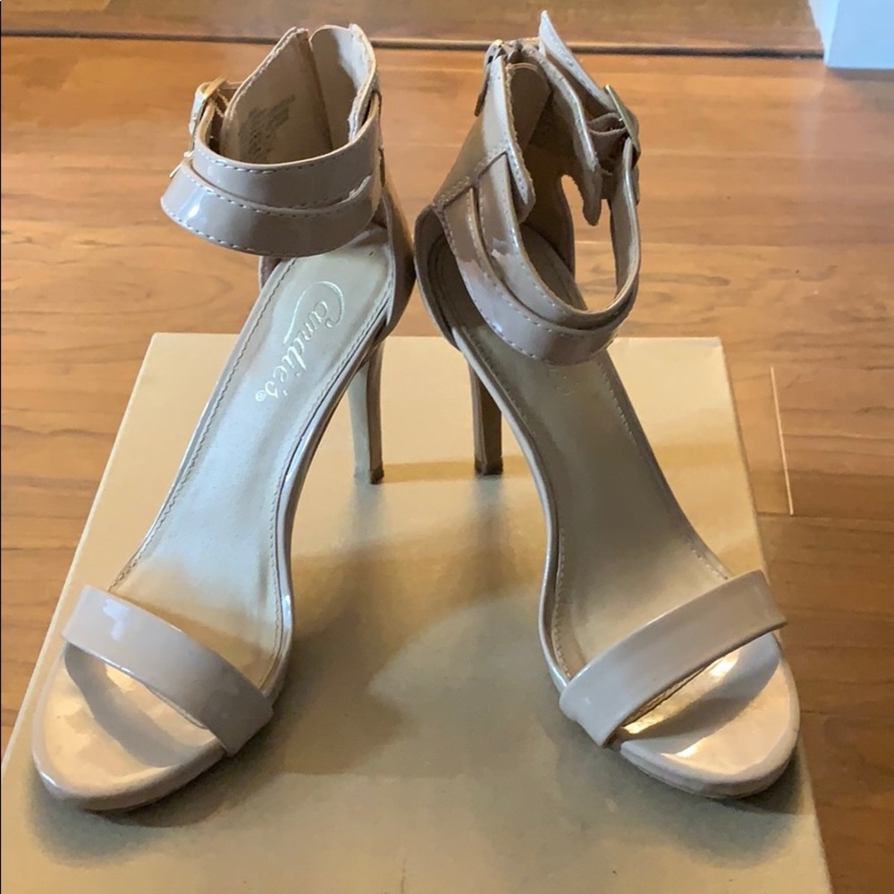 Candie’s Ankle Strap High Heels